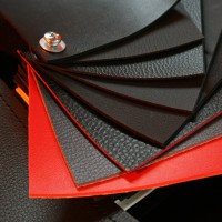 Каучуковый материал (красный В43, ширина 1,4 м., толщина 2 мм.)