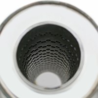 Резонатор «belais» круглый Ø95 мм, длина 350 мм, труба Ø55 мм (нержавеющая сталь)