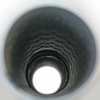 Резонатор «belais» круглый Ø100 мм, c камерой длина 350 мм, труба Ø55 мм (нержавеющая сталь)
