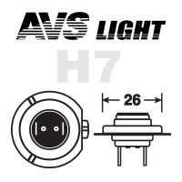 Лампы галогенные «AVS ATLAS» H7 (55W)